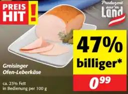 Nah&Frisch Greisinger Ofen-Leberkäse Angebot