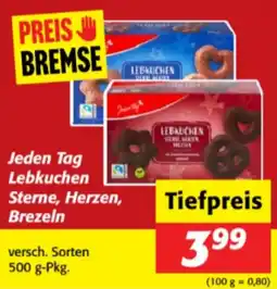 Nah&Frisch Lebkuchen Sterne, Herzen, Brezeln Angebot