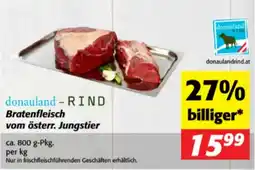 Nah&Frisch donauland-RIND Bratenfleisch Angebot