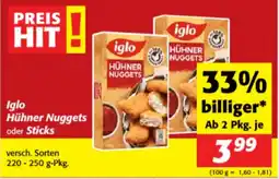 Nah&Frisch Iglo Hühner Nuggets Angebot