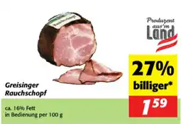 Nah&Frisch Greisinger Rauchschopf Angebot