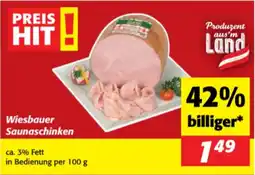 Nah&Frisch Wiesbauer Saunaschinken Angebot