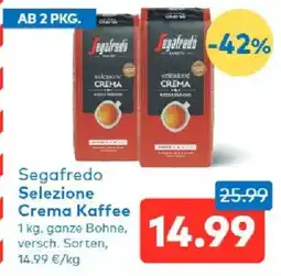 T&G Segafredo Selezione Crema Kaffee Angebot