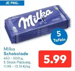 T&G Milka Schokolade Angebot