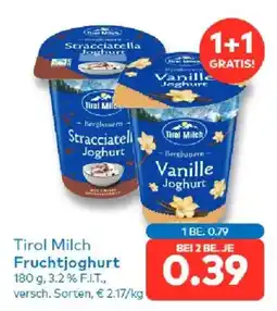 T&G Tirol Milch Fruchtjoghurt Angebot