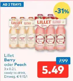 T&G Lillet Berry oder Peach Angebot