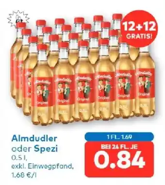 Almdudler oder Spezi