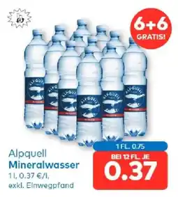 T&G Alpquell Mineralwasser Angebot