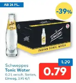 T&G Schweppes Tonic Water Angebot