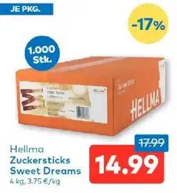 T&G Hellma Zuckersticks Sweet Dreams Angebot