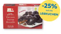 T&G Weiss weiche Lebkuchen Herzen Sterne Brezeln Angebot