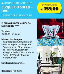 Hofer Deutschland/münchen cirque du soleil - ovo Angebot