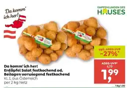 ADEG Erdäpfel Salat festkochend od. Beilagen vorwiegend festkochend Angebot