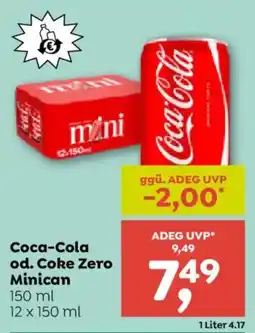 ADEG Coca-Cola od. Coke Zero Minican Angebot