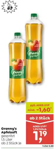 ADEG Granny's Apfelsaft Angebot