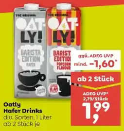 ADEG Oatly Hafer Drinks Angebot