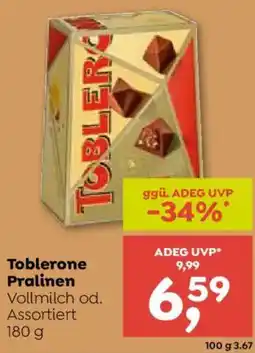 ADEG Toblerone Pralinen Angebot