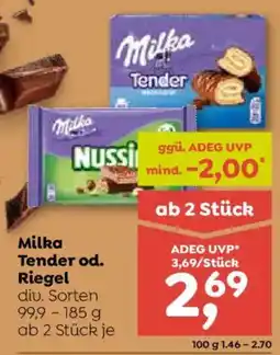 ADEG Milka Tender od. Riegel Angebot