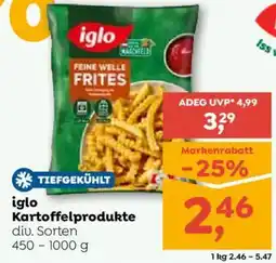ADEG iglo Kartoffelprodukte Angebot