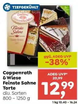 ADEG Coppenrath & Wiese Feinste Sahne Torte Angebot
