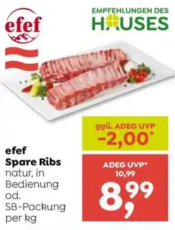 ADEG efef Spare Ribs Angebot