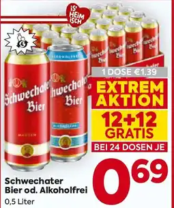 Billa Schwechater Bier od. Alkoholfrei Angebot