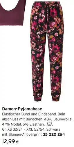 Tchibo Eduscho Damen-Pyjamahose Angebot