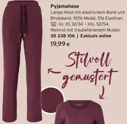 Tchibo Eduscho Pyjamahose Angebot