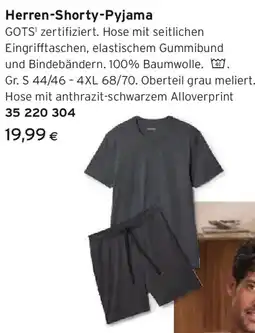 Tchibo Eduscho Herren-Shorty-Pyjama Angebot