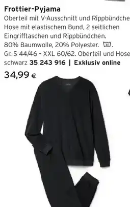 Tchibo Eduscho Frottier-Pyjama Angebot
