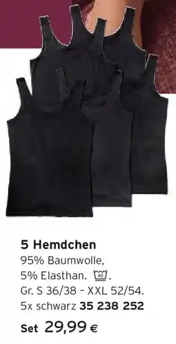 Tchibo Eduscho 5 Hemdchen Angebot