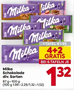 Billa Milka Schokolade Angebot