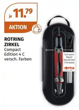 Müller Rotring Zirkel Compact Edition 4 C Angebot