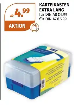 Müller Karteikasten Extra Lang Angebot