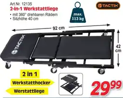Zgonc 2-in-1 Werkstattliege Angebot