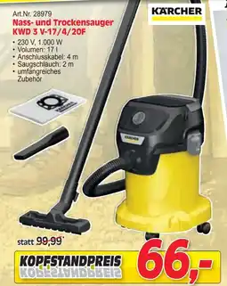 Zgonc Kärcher Nass- und Trockensauger KWD 3 V-17/4/20F Angebot