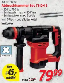 Zgonc Abbruchhammer Set TE-DH 5 Angebot