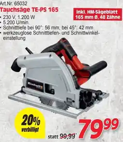 Zgonc Tauchsäge TE-PS 165 Angebot
