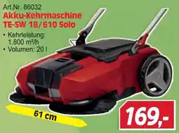 Zgonc Akku-Kehrmaschine TE-SW 18/610 Solo Angebot