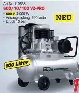 Zgonc Gude Kompressor 600/10/100 VZ-PRO Angebot