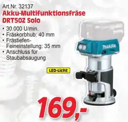 Zgonc Akku-Multifunktionsfräse DRT50Z Solo Angebot