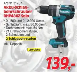Zgonc Makita Akku-Schlagbohrschrauber DHP484Z Solo Angebot