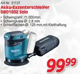 Zgonc Akku-Exzenterschleifer DBO180Z Solo Angebot