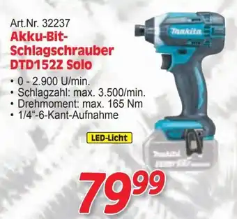 Zgonc Makita Akku-Bit-Schlagschrauber DTD152Z Solo Angebot