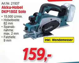 Zgonc Akku-Hobel DKP180Z Solo Angebot