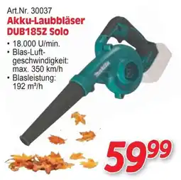 Zgonc Akku-Laubbläser DUB185Z Solo Angebot