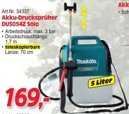 Zgonc Akku-Drucksprüher DUS054Z Solo Makita Angebot