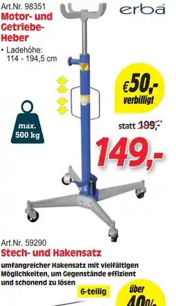 Zgonc Motor- und Getriebe-Heber erba Angebot