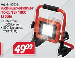 Zgonc Akku-LED-Strahler TC-CL 18/1800 Li Solo Angebot