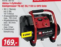Zgonc Akku-1-Zylinder-Kompressor TE-AC 36/150 LI OFS Solo Einhell Angebot